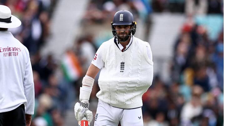 ओवल टेस्ट: क्रिस वोक्स टूटे कंधे से बल्लेबाजी करने उतरे, दर्शकों ने खड़े होकर किया स्वागत